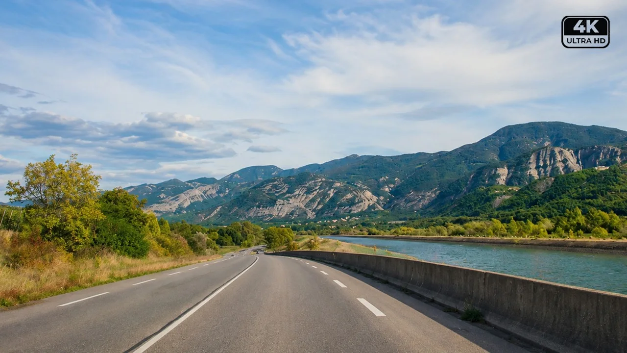 So Peaceful You'll Forget Everything 🇫🇷 | Driving Into the French Alps 4K scenic drive