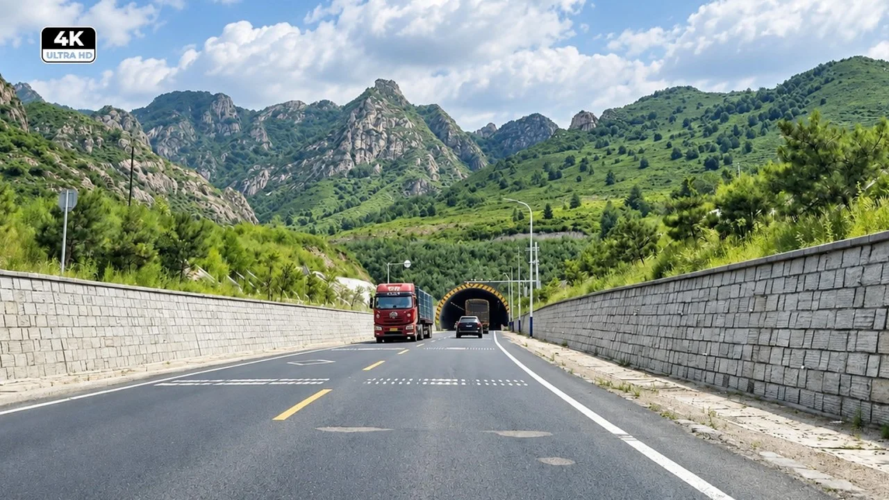 Lost in the Mountains of Northern China | 4K HDR Slow TV Adventure scenic drive