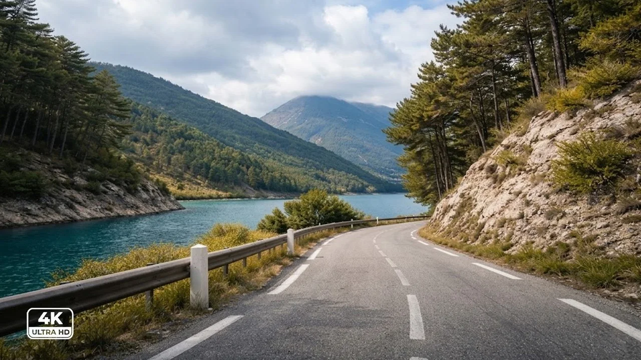 Driving Through the Alps🇫🇷: Entrevaux to the Blue Lake | French Scenic Drive 4K scenic drive