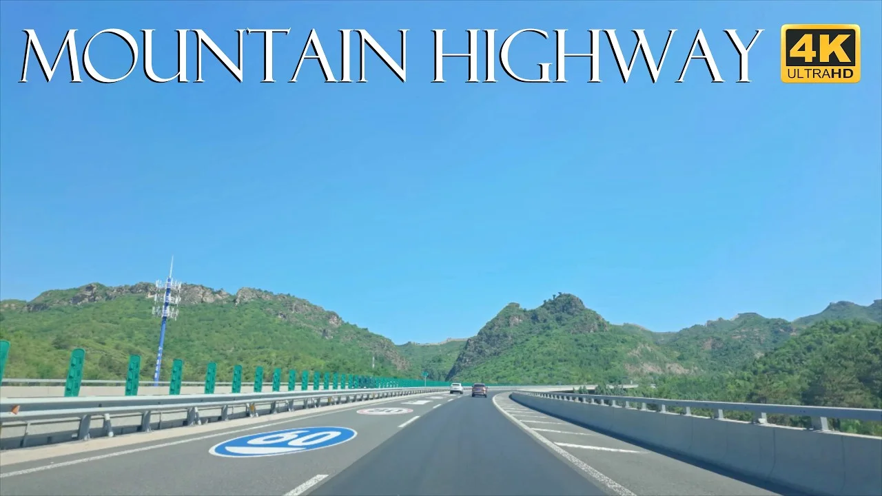 Driving Through Yanshan | Mountain Expressway to Chengde in 4K (No Music) scenic drive