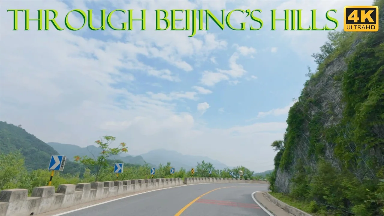 Scenic Drive Through Beijing’s Mountains | Changchi Road to the Ming Tombs 4K scenic drive