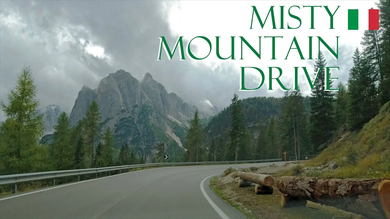 🚘Driving Through the Quiet Dolomites – Tre Cime to Cortina via Lake Misurina scenic drive