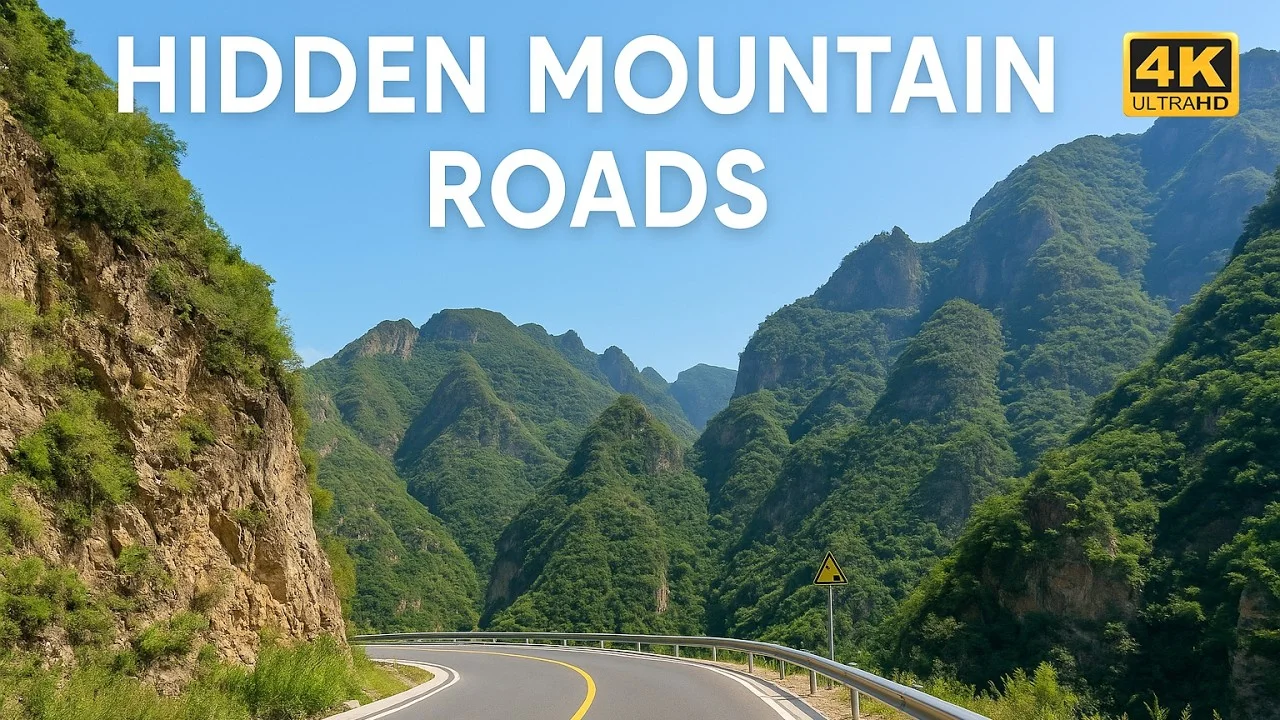 Beijing’s Hidden Mountain Roads | Scenic Drive on Hongjing Rd & Dongtaiping Rd (4K, No Music) scenic drive