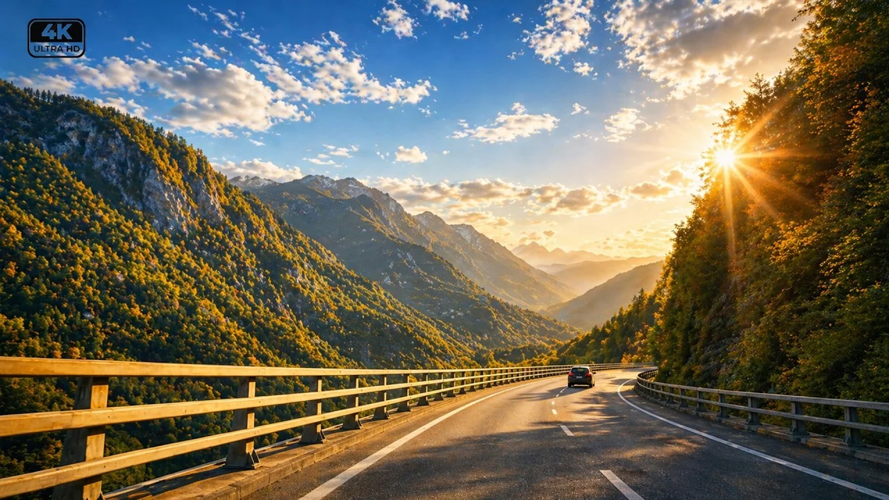 This Highway Through the Jura Will Take Your Breath Away | Switzerland to France 4K scenic drive