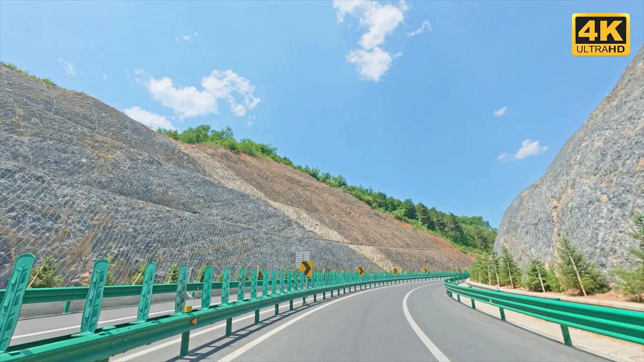 Hidden Mountain Roads of Northern China | Scenic 4K Drive (No Music) scenic drive