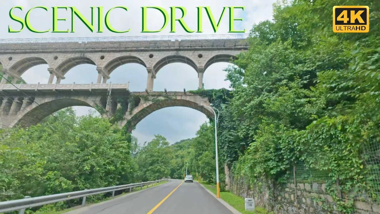 Epic Mountain Road Trip in Northern Beijing | Villages, Ridges & Winding Switchbacks 4K scenic drive