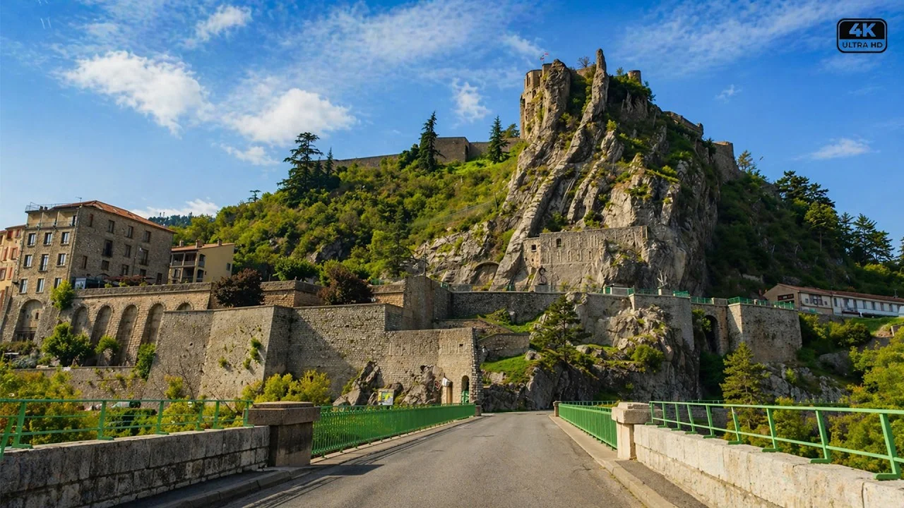 This Road Leads to Sisteron Citadel | France Scenic Drive on Route Napoleon 4K scenic drive
